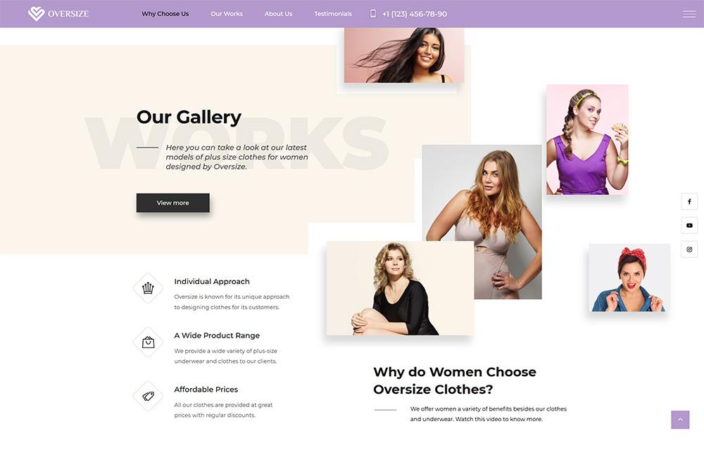 Ready site Women’s clothing store from Ufeta IT Studio