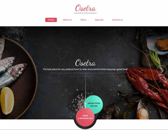 Website order Osetra Seafood Restaurant